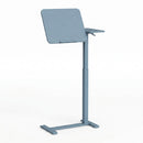 Overbed Table Adjustable Height 30"-43", Tilt Top Rolling Laptop Desk with Wheels