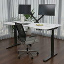 Elite Pro Series 71" x 33" Standing Desk with Black Frame