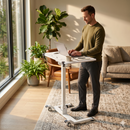 [NEW] Mobile Standing Desk with 90° Tilting Top & Whiteboard Surface (PRE-ORDER SHIPS BY 6/10/26)