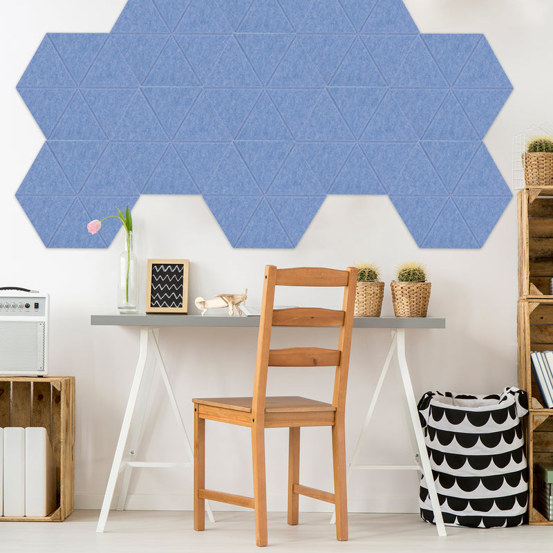 Artsonic Hexagon Acoustic Sound Absorbing Panel 12'' X 10'' X 0.4''