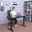 Tempered Glass Lumi Series 47" Standing Desk