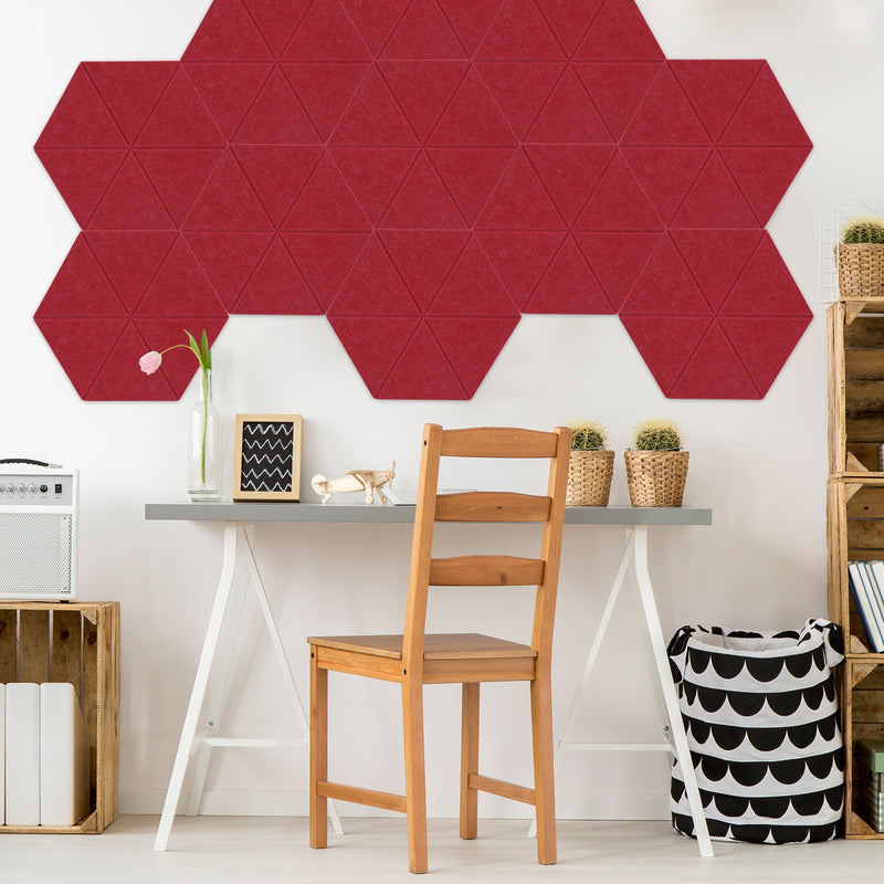 Artsonic Hexagon Acoustic Sound Absorbing Panel 12'' X 10'' X 0.4''