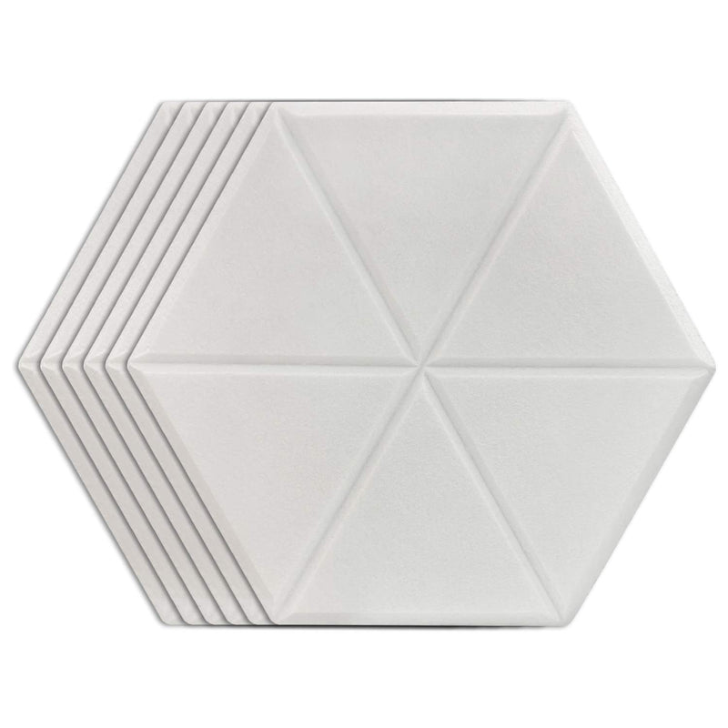 Artsonic Hexagon Acoustic Sound Absorbing Panel 12'' X 10'' X 0.4''