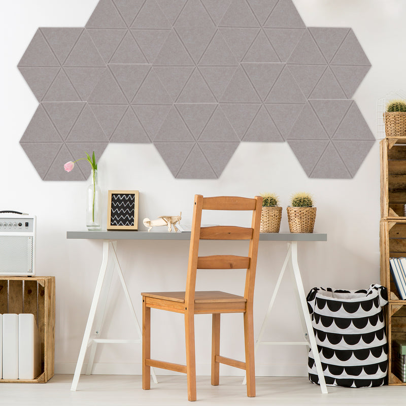 Artsonic Hexagon Acoustic Sound Absorbing Panel 12'' X 10'' X 0.4''