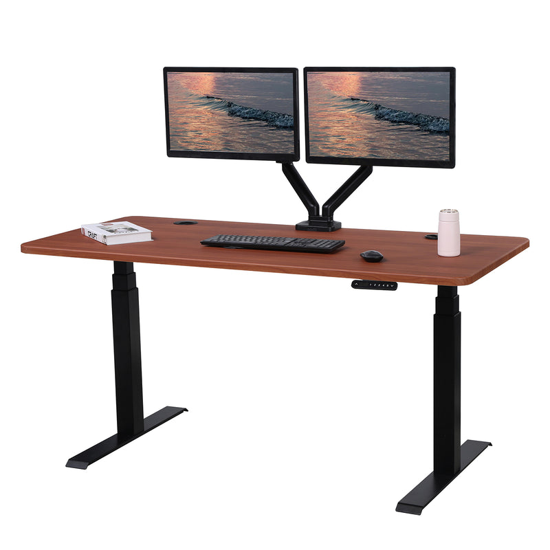 K Series 60" x 29.5" Standing Desk with Black Frame