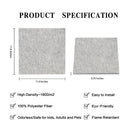 Artsonic Square Acoustic Sound Absorbing Panel 12'' X 12'' X 0.4''