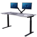 Elite Pro Series 71" x 33" Standing Desk with Black Frame