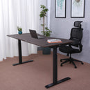 Elite Pro Series 71" x 33" Standing Desk with Black Frame