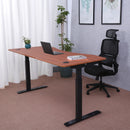 Elite Pro Series 71" x 33" Standing Desk with Black Frame