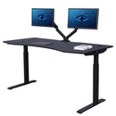 Elite Pro Series 71" x 33" Standing Desk with Black Frame