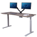 Elite Pro Series 71" x 33" Standing Desk with Off-White Frame