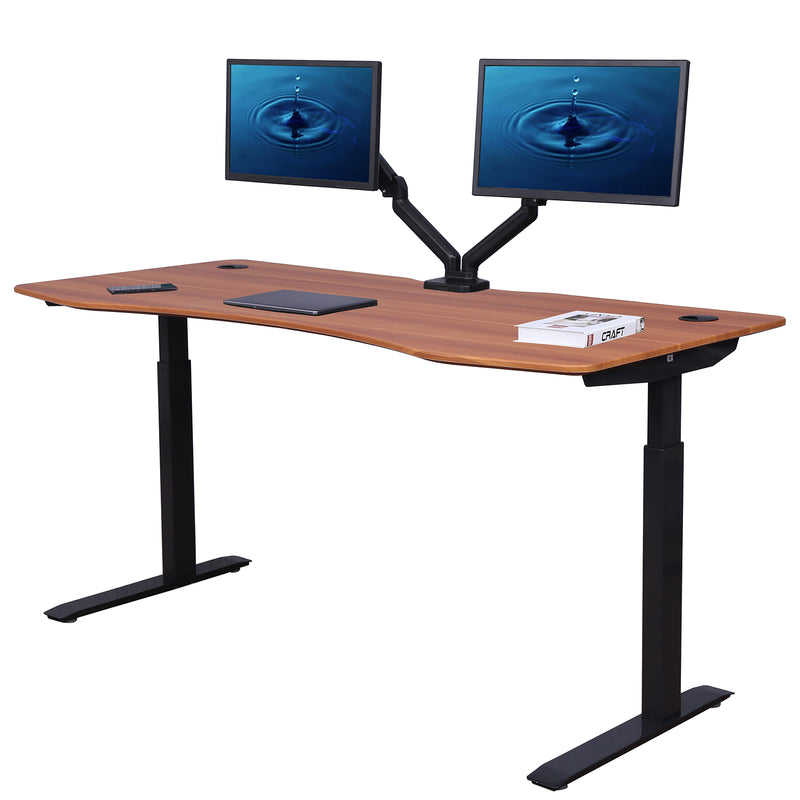 Elite Pro Series 60" x 27" Standing Desk with Black Frame