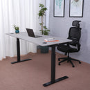 Elite Pro Series 71" x 33" Standing Desk with Black Frame