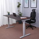 Elite Pro Series 60" x 27" Standing Desk with Off-White Frame