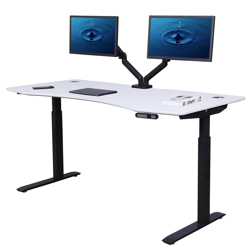 Elite Pro Series 60" x 27" Standing Desk with Black Frame