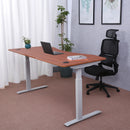 Elite Pro Series 71" x 33" Standing Desk with Off-White Frame