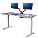 Elite Pro Series 71" x 33" Standing Desk with Off-White Frame