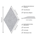 Artsonic Diamond Acoustic Sound Absorbing Panel 20'' X 12'' X 0.4''