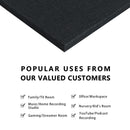 Artsonic Square Acoustic Sound Absorbing Panel 12'' X 12'' X 0.4''