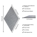 Artsonic Diamond Acoustic Sound Absorbing Panel 20'' X 12'' X 0.4''