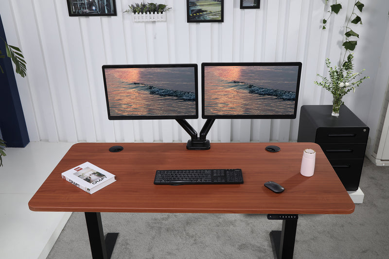 K Series 60" x 29.5" Standing Desk with Black Frame