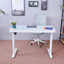 Tempered Glass Lumi Series 47" Standing Desk