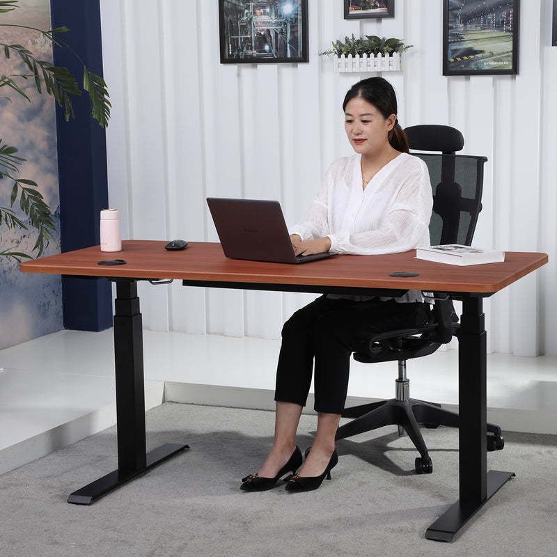 K Series 60" x 29.5" Standing Desk with Black Frame