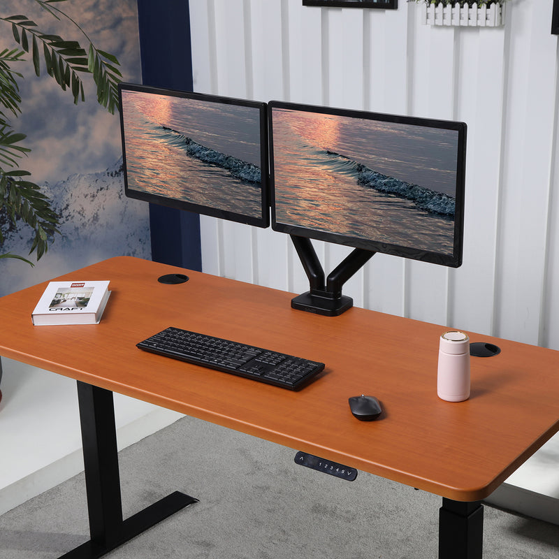 K Series 60" x 29.5" Standing Desk with Black Frame