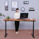 Elite Pro Series 71" x 33" Standing Desk with Black Frame