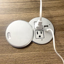 Power Grommet with Cover (Silver)