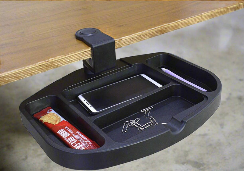 Clamp-On Under Desk 360-Degree Swivel Drawer