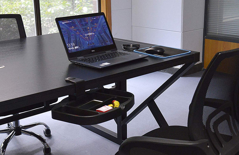 Clamp-On Under Desk 360-Degree Swivel Drawer