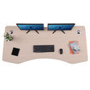 Elite Pro Series 71" x 33" Standing Desk with Off-White Frame