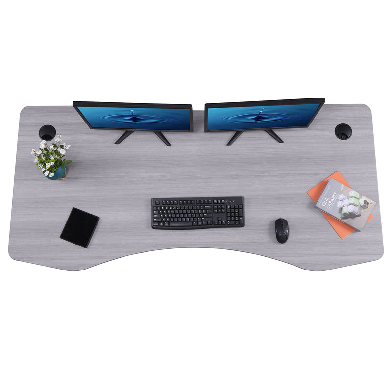 Elite Pro Series 71" x 33" Standing Desk with Black Frame