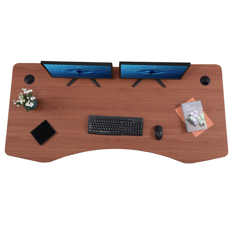 Elite Pro Series 71" x 33" Standing Desk with Black Frame