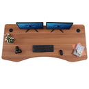 Elite Pro Series 71" x 33" Standing Desk with Black Frame