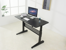 Pneumatic 55 x 27" Stand Desk with Rectangular Top