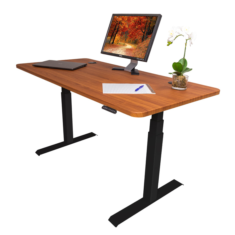 K Series 60" x 29.5" Standing Desk with Black Frame