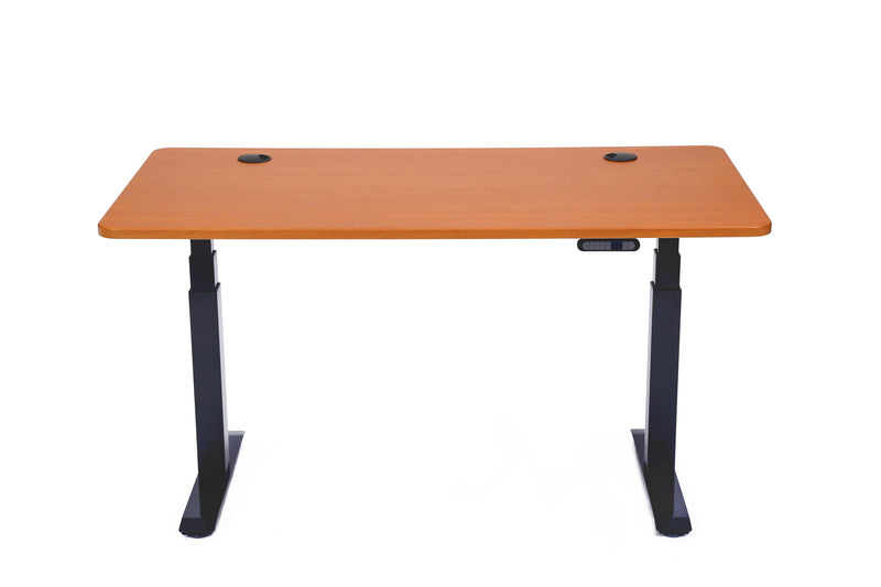 Flex Series 60" x 29.5" Standing Desk with Black Frame, Rectangular Top