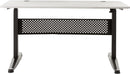 Pneumatic 55 x 27" Stand Desk with Rectangular Top