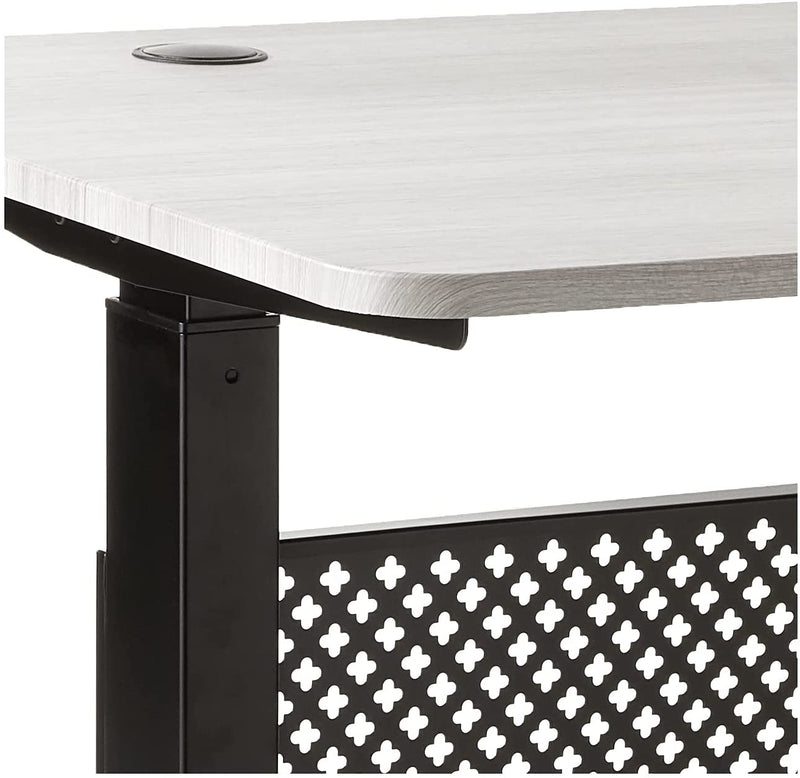 Pneumatic 55 x 27" Stand Desk with Rectangular Top
