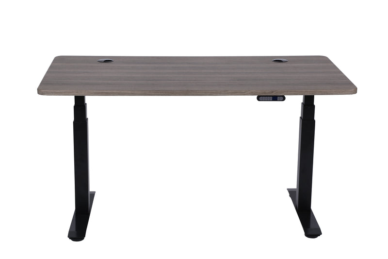 Flex Series 60" x 29.5" Standing Desk with Black Frame, Rectangular Top