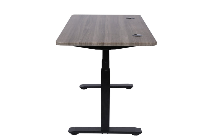 Flex Series 60" x 29.5" Standing Desk with Black Frame, Rectangular Top