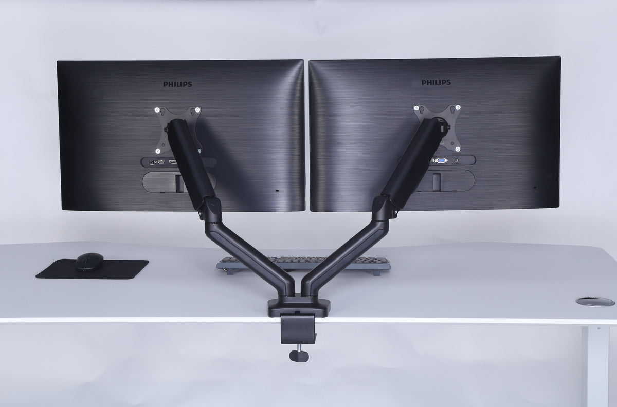 Desk Mount Monitor Arm With USB - Full Motion VESA Monitor