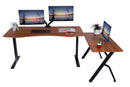Elite Pro Series 71" x 33" Standing Desk with Black Frame