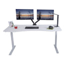 Elite Pro Series 60" x 27" Standing Desk with Off-White Frame