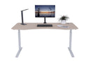 Elite Pro Series 71" x 33" Standing Desk with Off-White Frame
