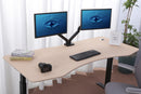 Elite Pro Series 71" x 33" Standing Desk with Black Frame