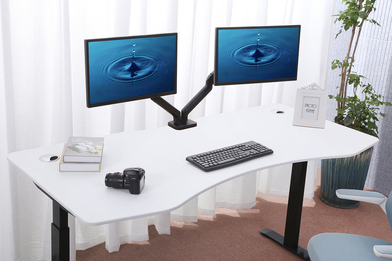Elite Pro Series 71" x 33" Standing Desk with Black Frame