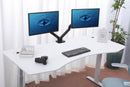 Elite Pro Series 60" x 27" Standing Desk with Off-White Frame
